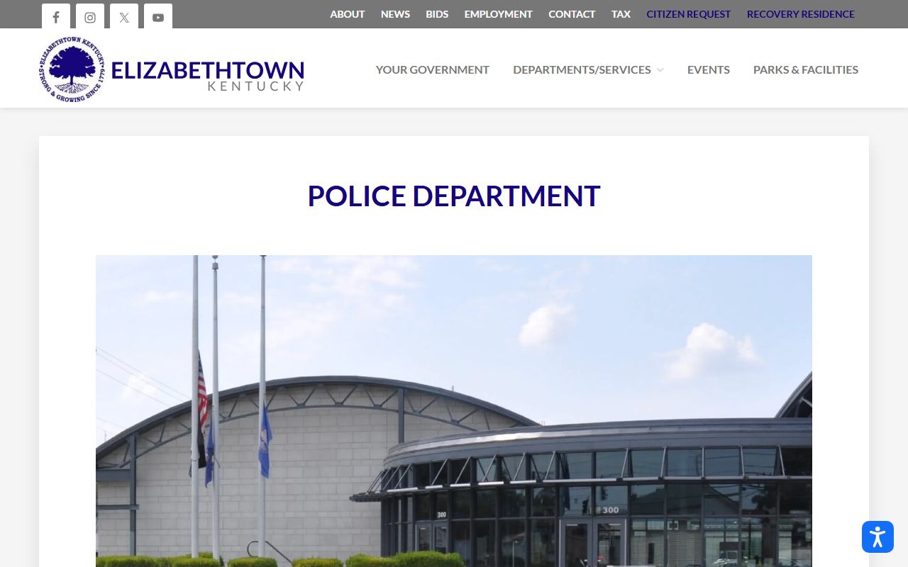 Elizabethtown Police Department in Kentucky