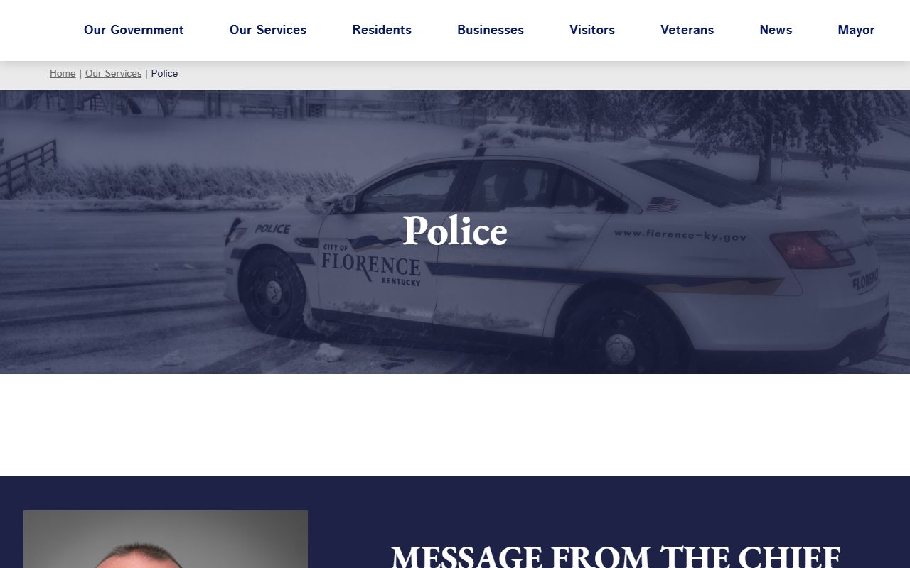 Florence Police Department in Kentucky