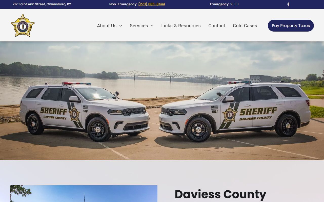 Daviess County Sheriff's Office building in Owensboro Kentucky