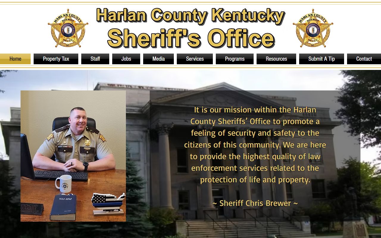 Harlan County Kentucky Sheriff's Office building